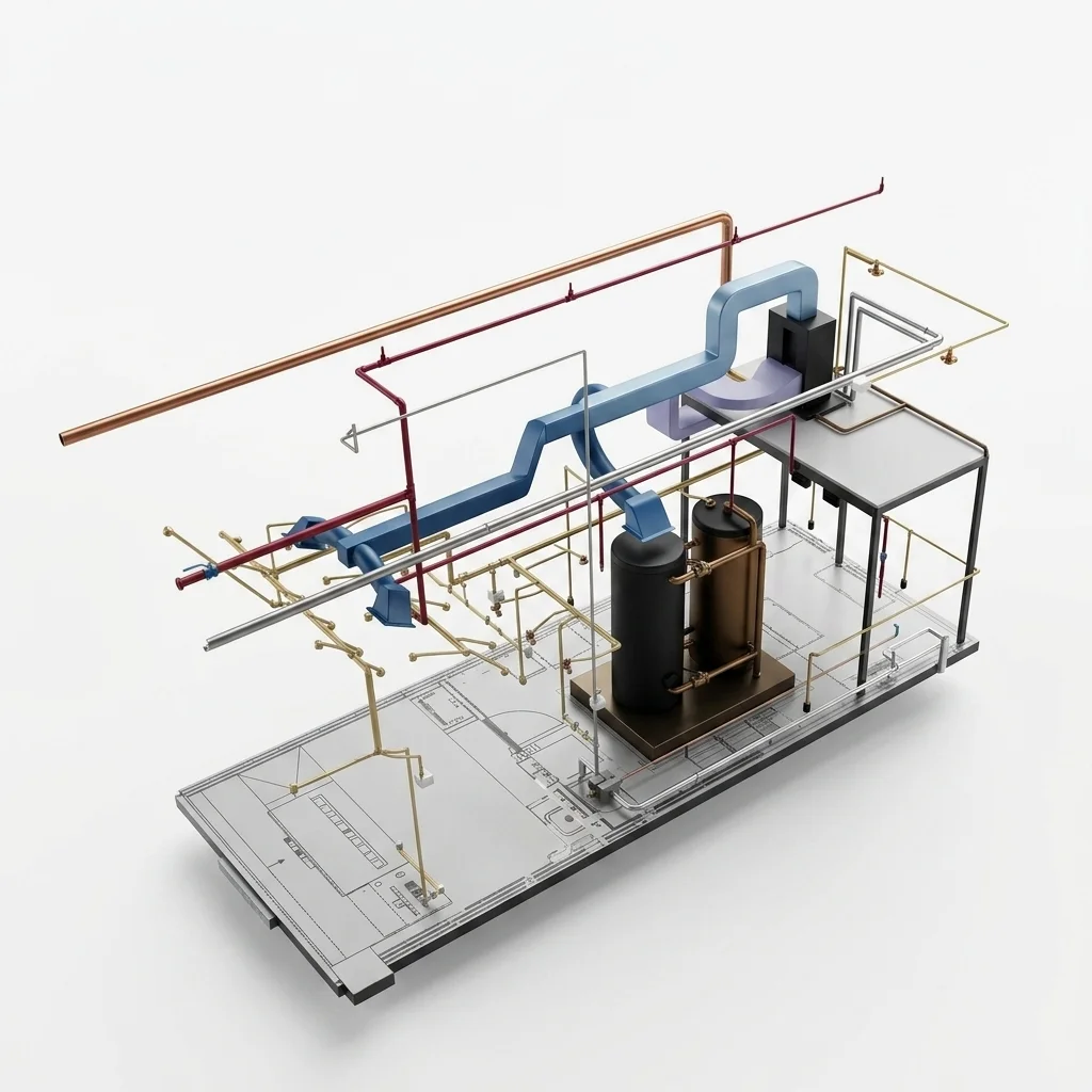 projeto de aquecimento central